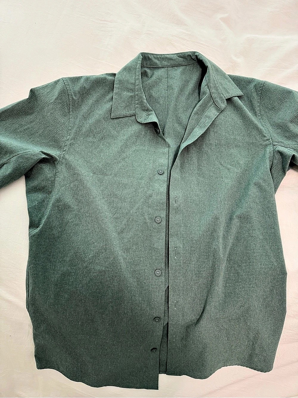 Lululemon Airing Easy Short-Sleeve Shirt Green